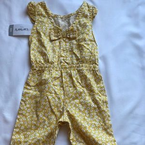 Yellow Flowery Carters Baby